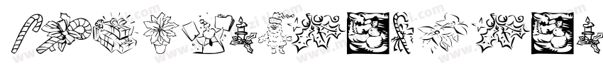 FunChristmasTrees-GA6a字体转换