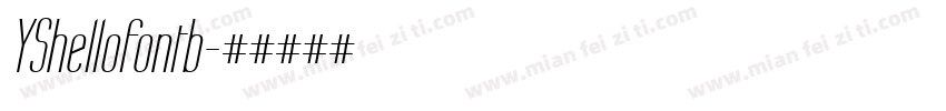 YShellofontb字体转换