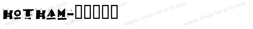 hotham字体转换