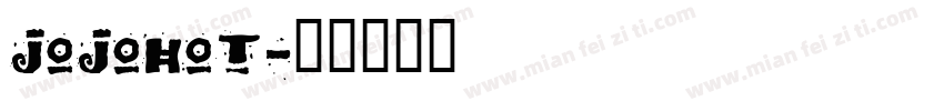 jojohot字体转换