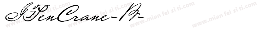 IPenCrane-B字体转换