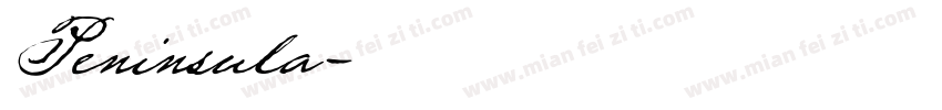 Peninsula字体转换