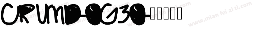 Crumb-OG3O字体转换