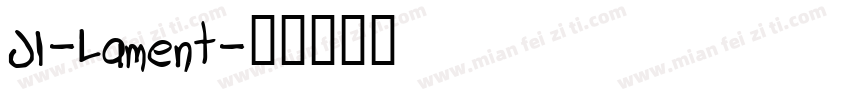 JI-Lament字体转换