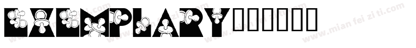 Exemplary字体转换