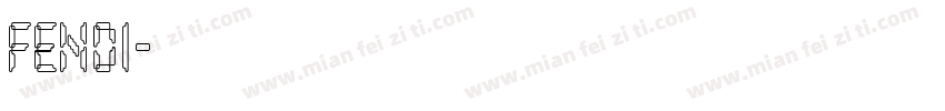 Fendi字体转换