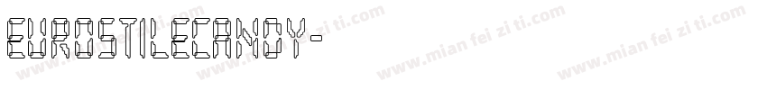 eurostilecandy字体转换