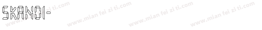 skandi字体转换