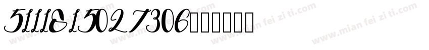 5111815027306字体转换