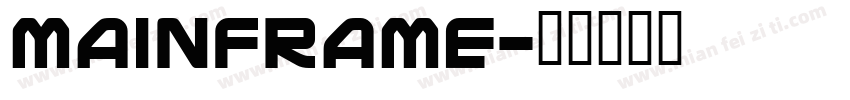 mainframe字体转换