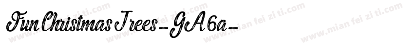 FunChristmasTrees-GA6a字体转换