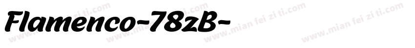 Flamenco-78zB字体转换