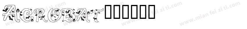 Acrobat字体转换