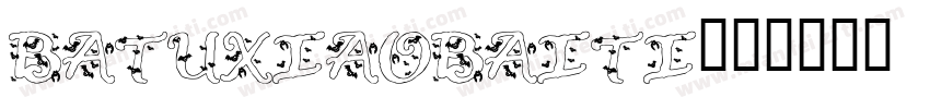 batuxiaobaiti字体转换