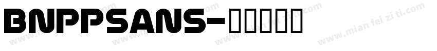 bnppsans字体转换