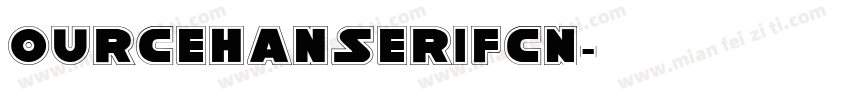 ourceHanSerifCN字体转换