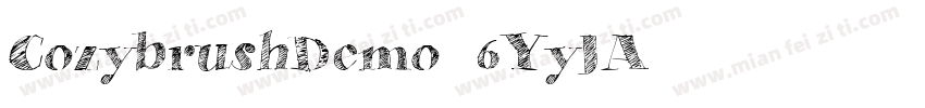 CozybrushDemo-6YyJA字体转换
