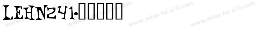 LEHN241字体转换