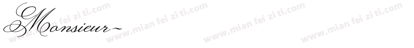 Monsieur字体转换