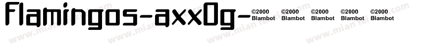 Flamingos-axxOg字体转换