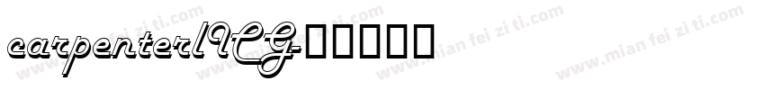 carpenterlICG字体转换