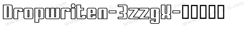 Dropwriten-3zzgX字体转换
