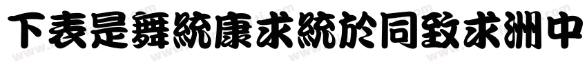 FZLanTingHei-DB-GBK字体转换