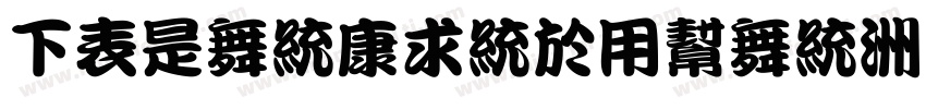 FZLanTingYuan-M-GBK字体转换