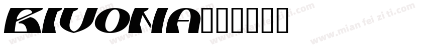 Bivona字体转换