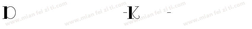 Dkdoublequick-Kapy字体转换