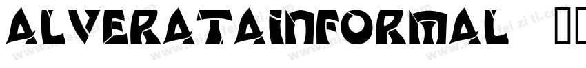 alveratainformal字体转换
