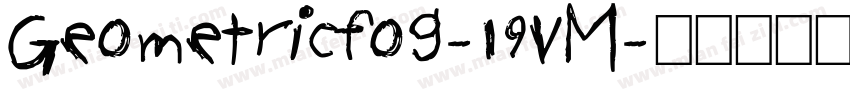 Geometricfog-19VM字体转换