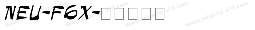 NEU-F6X字体转换