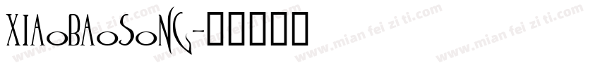 xiaobaosong字体转换