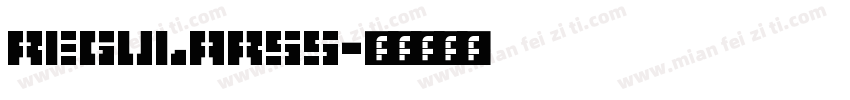 regular55字体转换