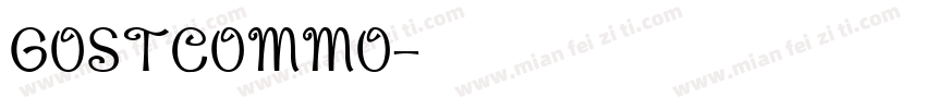 GOSTCOMMO字体转换