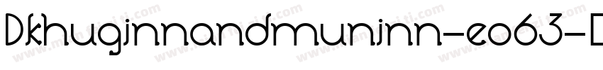 Dkhuginnandmuninn-eo63字体转换