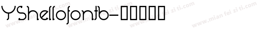 YShellofontb字体转换