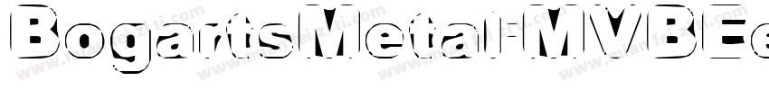 BogartsMetal-MVBEe字体转换