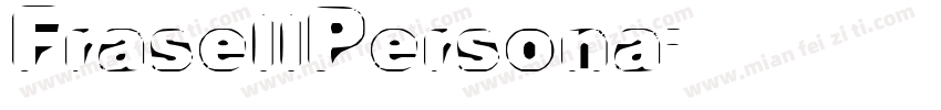 FrasellPersona字体转换