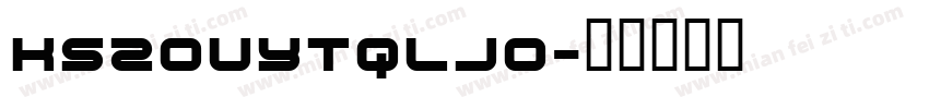 KSZOUYTQLJ0字体转换