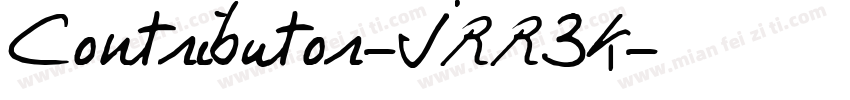 Contributor-JRR3K字体转换