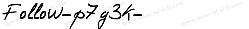 Follow-p7g3K字体转换