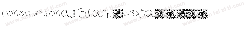 ConstructionalBlack-z8X7a字体转换