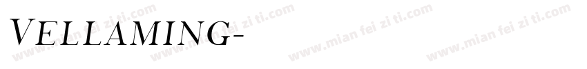 Vellaming字体转换