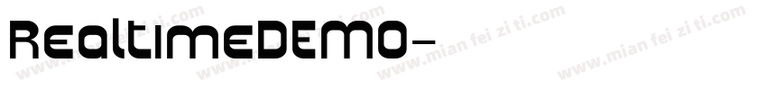 RealtimeDEMO字体转换