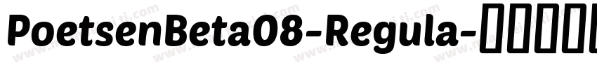 PoetsenBeta08-Regula字体转换