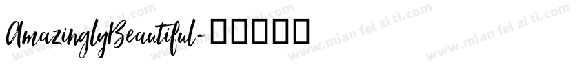 AmazinglyBeautiful字体转换