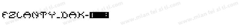 FZLANTY_DAK字体转换