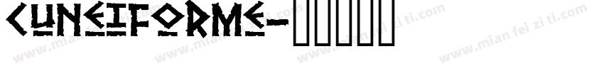 Cuneiforme字体转换